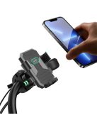 Bicycle / motorcycle phone holder Dudao F7C - black