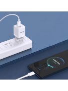 Wall charger GaN 33W PPS USB C/USB Dudao A13Pro - white