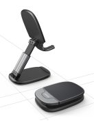 Joyroom JR-ZS371 foldable stand for phone and tablet with height adjustment - black