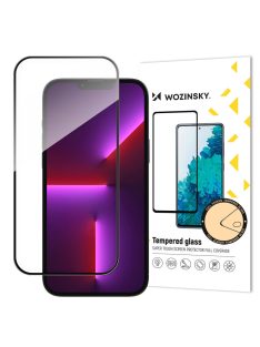   Full Screen Tempered Glass with Frame Case Friendly Wozinsky Full Glue iPhone 15 Pro - Black