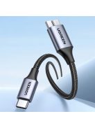 USB C / micro USB-B 3.0 cable Ugreen US565 5Gb/s 3A 1m - gray