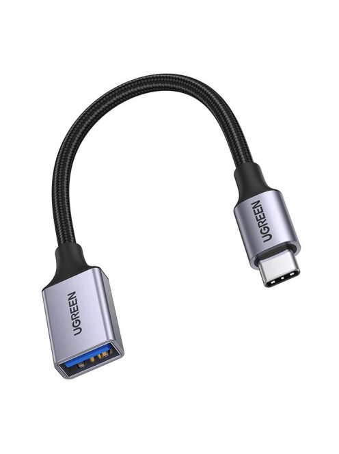 USB C (male) - USB (female) 3.0 OTG cable 0.15m Ugreen US378 - black