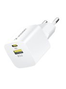 Wozinsky WWCEAC GaN USB-A USB-C 33W wall charger - white