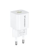 Wozinsky WWCEAC GaN USB-A USB-C 33W wall charger - white