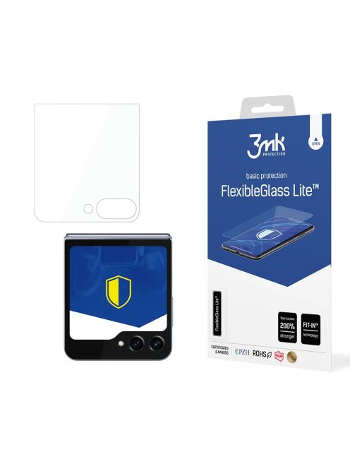 3mk FlexibleGlass Lite™ hybrid glass for Samsung Galaxy Z Flip 5 (front)