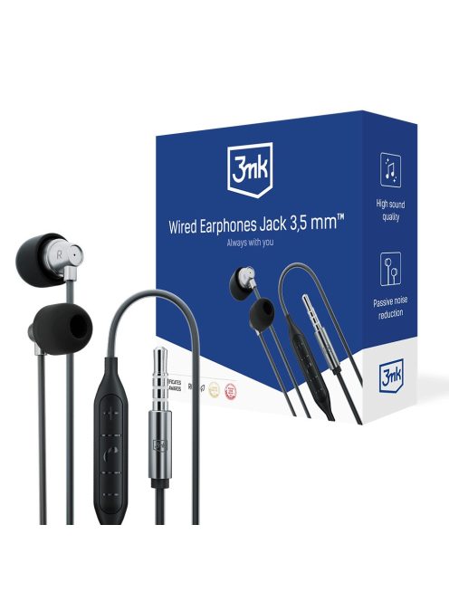 Accessories - 3mk Wired Earphones Jack 3.5mm