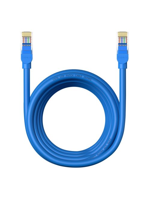 Baseus High Speed ​​Cat 6 RJ-45 1000Mb/s Ethernet cable 5m round - blue