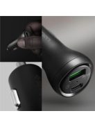 Spigen STEADIBOOST F31QC 2-PORT CAR CHARGER PD27W/QC3.0 BLACK