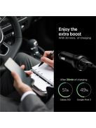 Spigen STEADIBOOST F31QC 2-PORT CAR CHARGER PD27W/QC3.0 BLACK