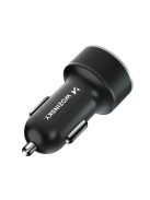 Wozinsky WDCCAC USB-C USB-A 36W car charger - black