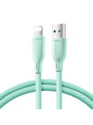 Joyroom Multi-Color Series S-A34 USB-A / Lightning 3A cable 1m - green