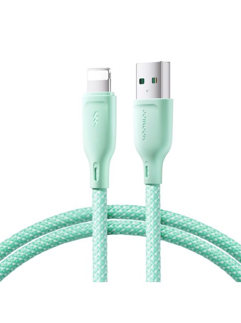 Joyroom Multi-Color Series S-A34 USB-A / Lightning 3A cable 1m - green