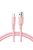 Joyroom Multi-Color Series S-A34 USB-A / USB-C Cable 100W 1m - Pink