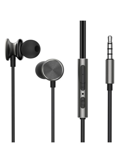 Joyroom Wired Series JR-EW03 wired in-ear headphones - dark gray