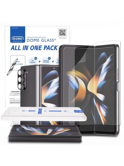 Whitestone ALL-IN-ONE PROTECTIVE FOIL 2-SET GALAXY Z Fold 5 CLEAR