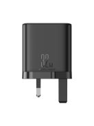 Joyroom JR-TCF10 fast charger 2x USB-C USB-A 32W (UK plug) - black