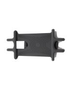 Silicone bicycle phone holder - black