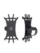 Swivel silicone bike holder - black