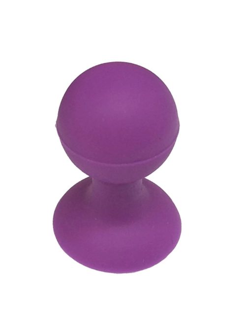 Phone holder with a round head - purple