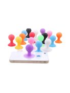 Phone holder with a round head - purple