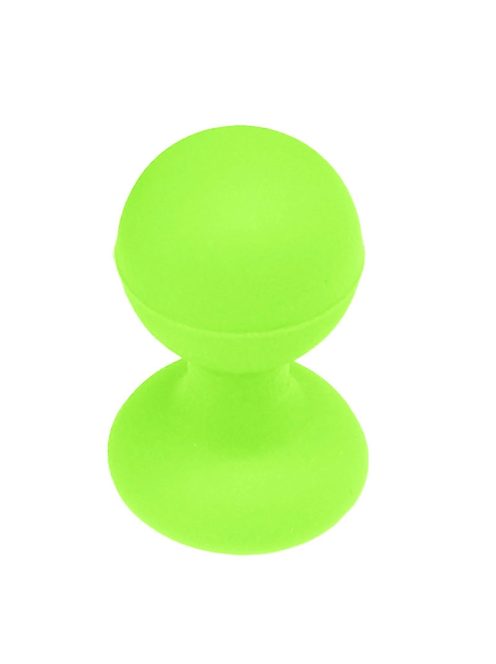 Phone holder with a round head - green