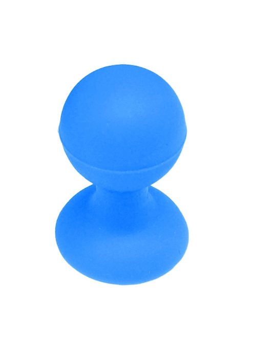 Phone holder with a round head - blue