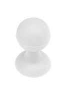 Phone holder with a round head - white