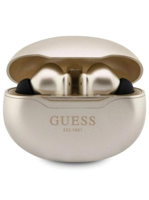 Guess GUTWST50ED TWS Bluetooth headphones + docking station - gold Classic EST