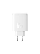 Baseus Cube Pro 65W GaN charger 2x USB-C USB-A - white