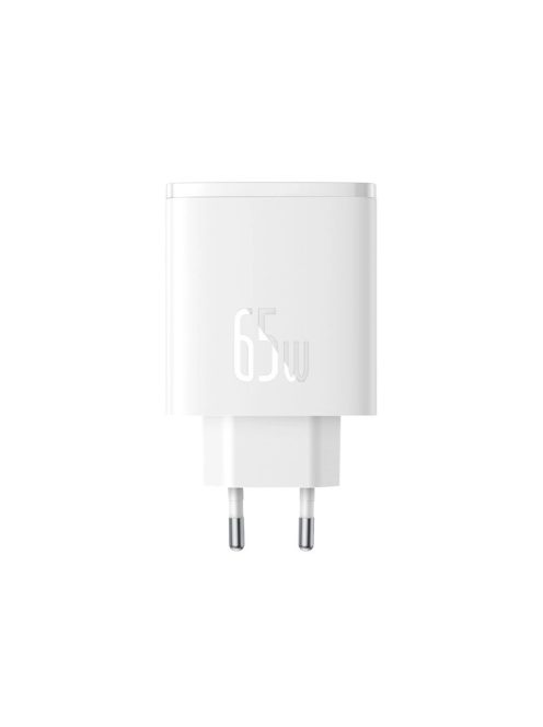 Baseus Cube Pro 65W GaN charger 2x USB-C USB-A - white