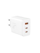 Baseus Cube Pro 65W GaN charger 2x USB-C USB-A - white