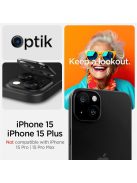 Spigen Glass tR Optik 2 Pack, black - iPhone 15/15 Plus