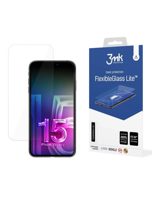 Apple iPhone 15 - 3mk FlexibleGlass Lite™