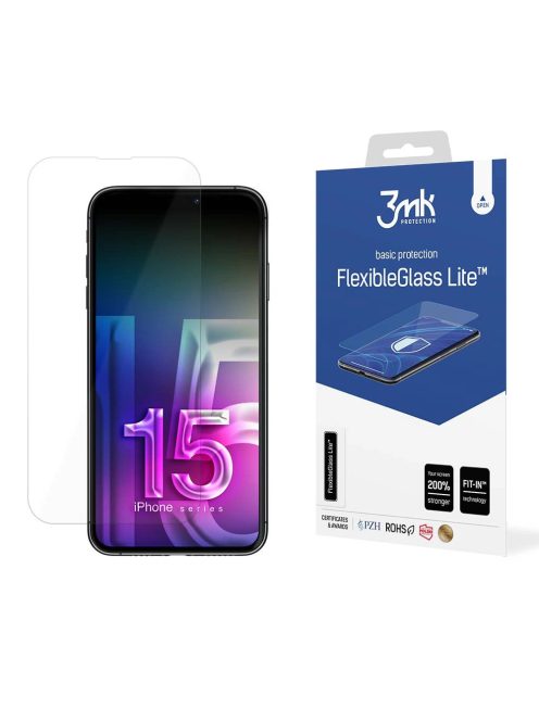 Apple iPhone 15 Plus - 3mk FlexibleGlass Lite™