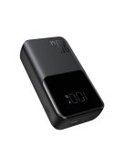 Joyroom JR-PBC06 mini power bank with built-in USB-C / Lightning cables 30W 10000mAh - black