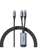 Joyroom Speedy Series S-A21 2in1 USB-C - USB-C / USB-C cable 100W 1.5m - black