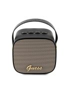 Guess Bluetooth speaker GUWSB2P4SMK Speaker mini black/black 4G Leather Script Logo with Strap