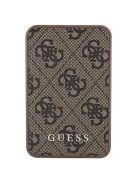 Guess Powerbank 15W GUPB5LP4GEGW 5000mAh brown/brown 4G Leather Metal Logo