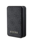 Guess Powerbank 18W GUPB10DP4GEGK 10000mAh black/black 4G Leather Metal Logo