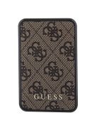 Guess Powerbank 18W GUPB10DP4GEGW 10000mAh brown/brown 4G Leather Metal Logo