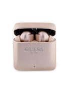 Guess GUTWSSU20ALEGP TWS Bluetooth Earphones + Dock Rose Gold/Rose Gold Printed Logo