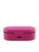 Guess GUTWST31EM TWS Bluetooth headphones + magenta docking station