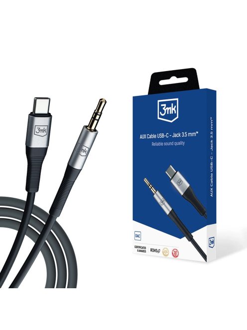 Accessories - 3mk AUX Cable USB-C - Jack 3.5 mm