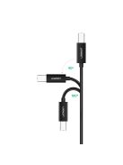 Ugreen US241 USB-C 2.0 - USB-B cable 1 m - black