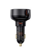 Baseus Enjoyment Pro USB-C (female) / Lightning (male) 60W car charger - black