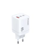 Wozinsky CGWCW 65W USB-A / 2 x USB-C GaN wall charger - white