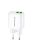 Wozinsky CUWCW 2.4A 2 x USB-A wall charger - white