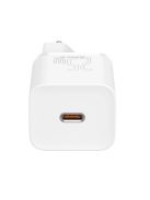 Baseus Si USB-C 25W 3A fast charger with USB-C / USB-C 1m cable - white