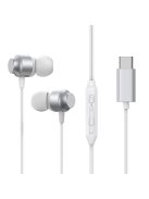 Joyroom JR-EC06 USB-C in-ear headphones - silver