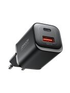 Joyroom JR-TCF08EU Speed ​​Series 30W PD/QC/AFC/FCP fast wall charger - black